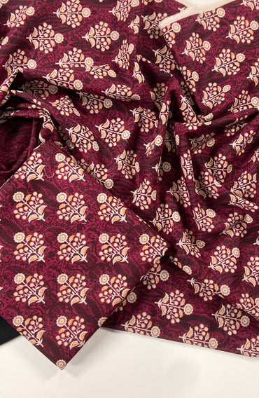 Beechtree Digital Printed Khaddar Shirt-1PC