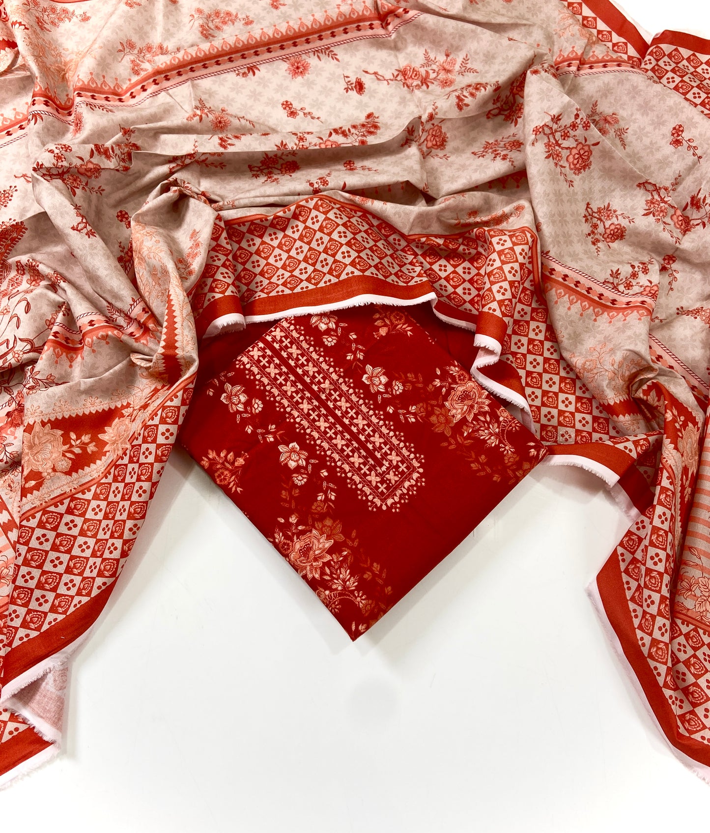 Mausummery Digital Printed Khaddar 3PC