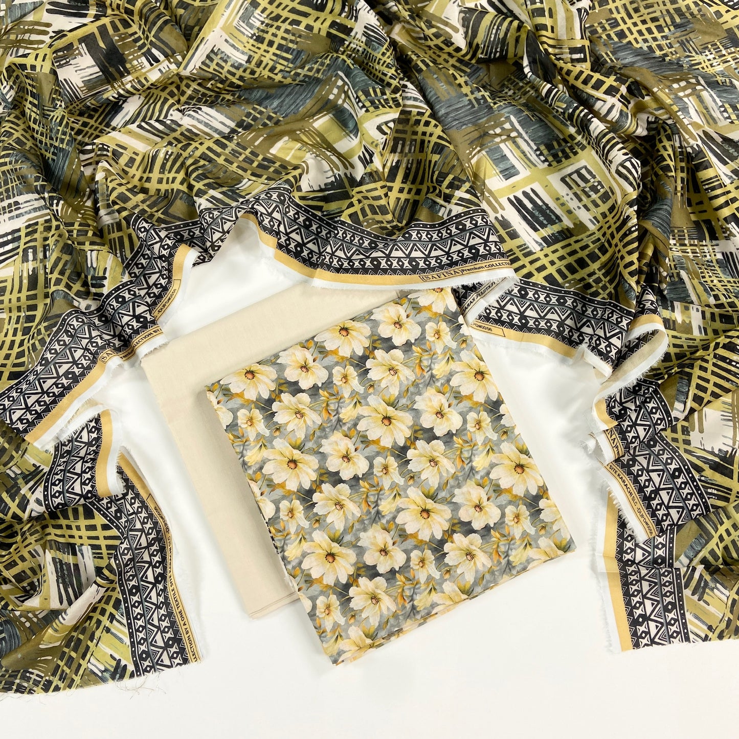 Safina Premium Printed Lawn 3PC
