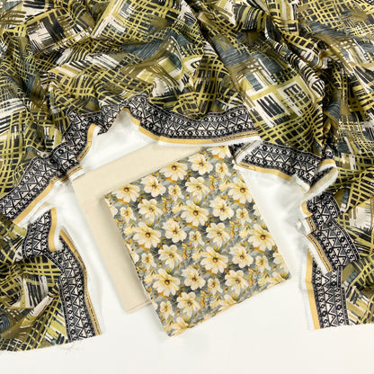 Safina Premium Printed Lawn 3PC