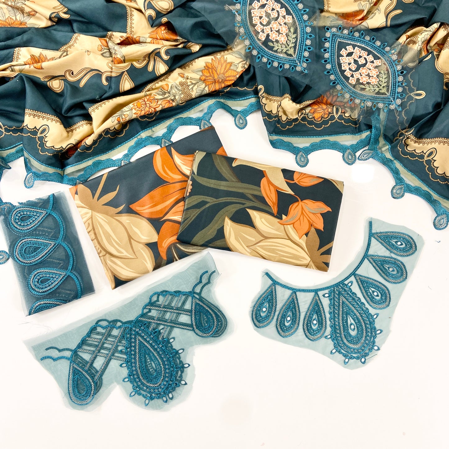 Baroque Emb Digital Printed Khaddar 3PC