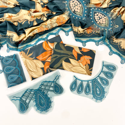 Baroque Emb Digital Printed Khaddar 3PC