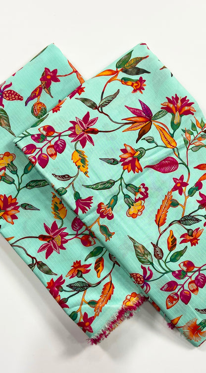 Anaya Noor Printed Bana Dora Slub Linen 2PC