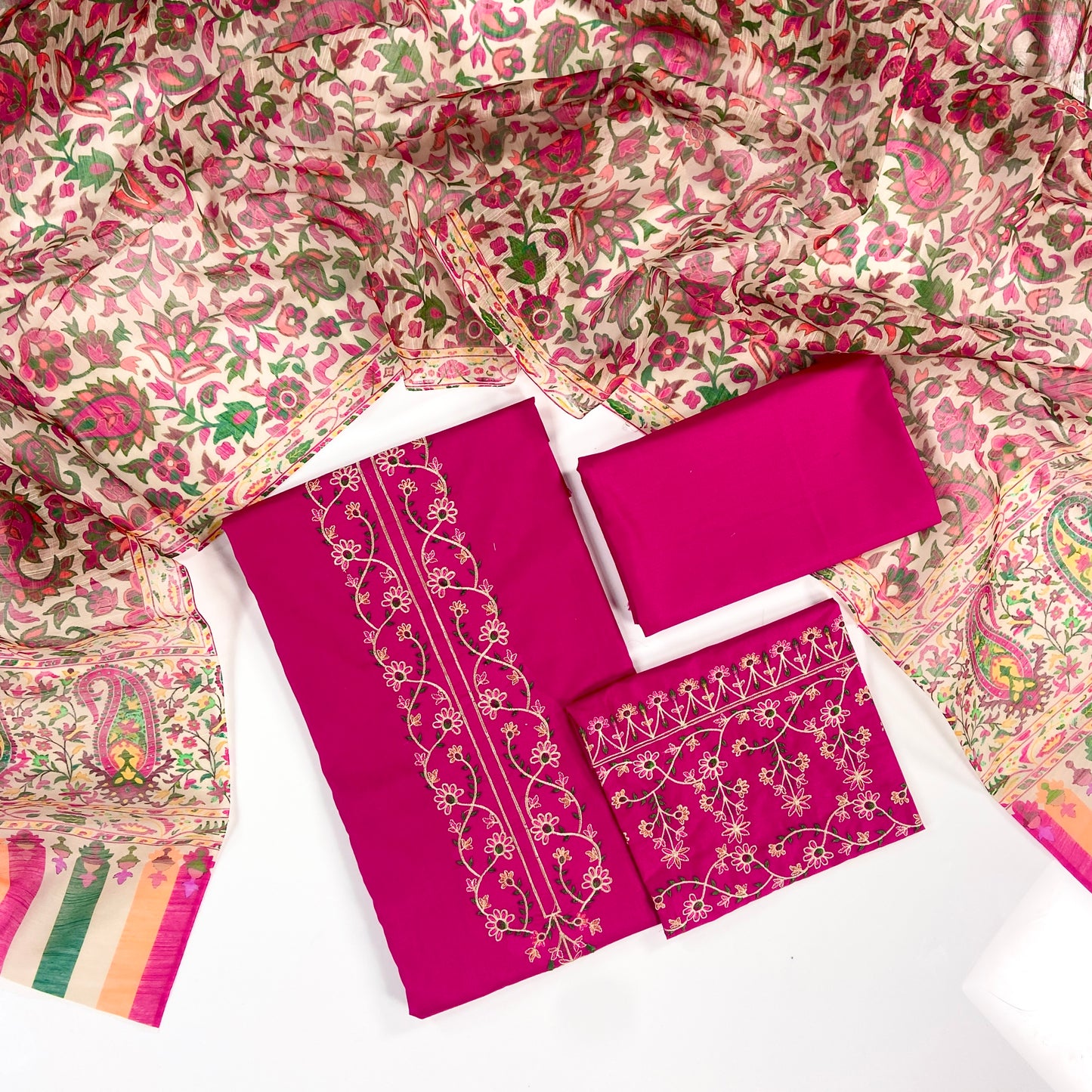 Charizma Luxury Embroidered Lawn 3PC