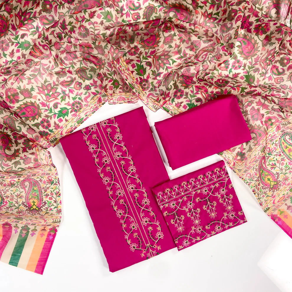Charizma Luxury Emb Lawn 3PC