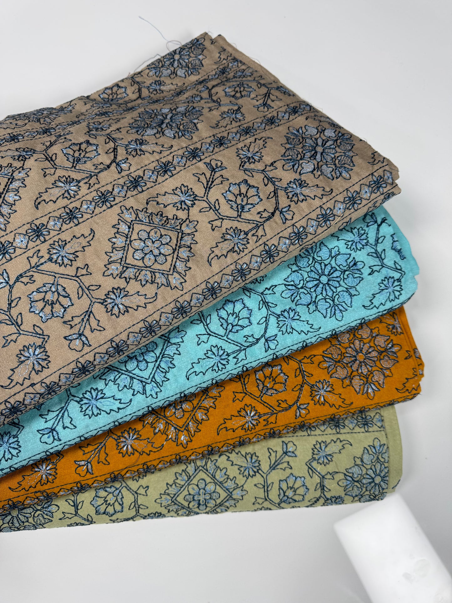Pack of 4 – Bareeze Style Embroidered Karandi Fabric 2-PC