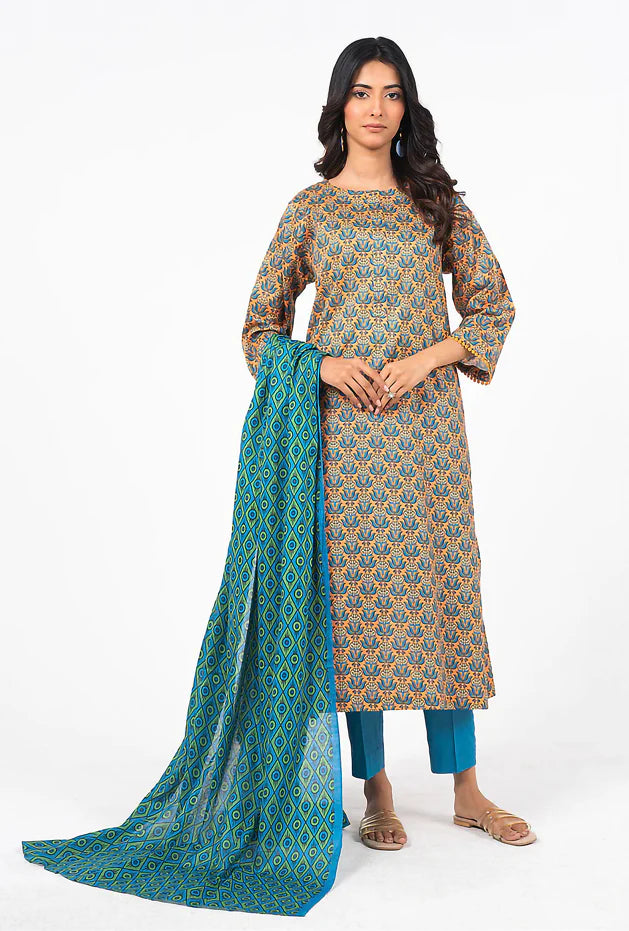 Alkaram Digital Printed Khaddar 3PC