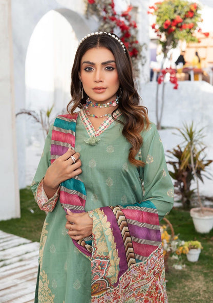 Safa Noor By Nigar Print Lawn 3-PC