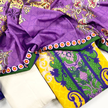 Popular Printed Khaddar 3PC