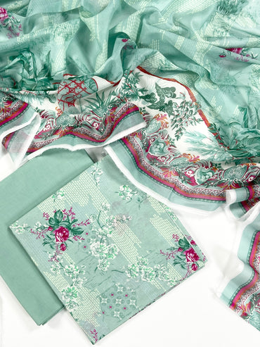 Rijja By Murashe Digital Printed Lawn 3PC