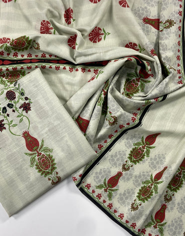 Beechtree Digital Printed Khaddar Shirt-1PC