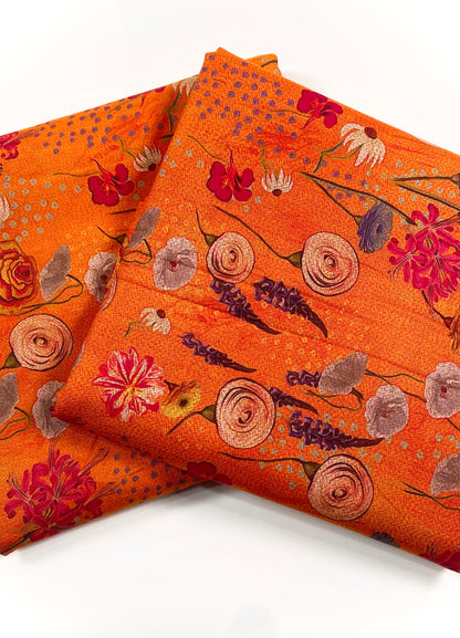 Anaya Noor Printed Dhanak Marina 2PC