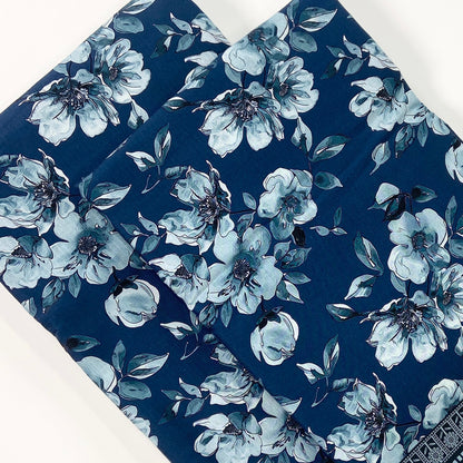 Anaya Noor Printed Bana Dora Slub Linen 2PC