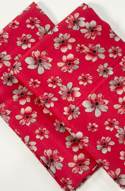 Anaya Noor Printed Bana Dora Slub Linen 2PC
