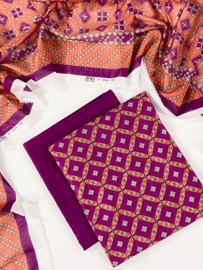 Zesh Digital Printed Lawn 3PC