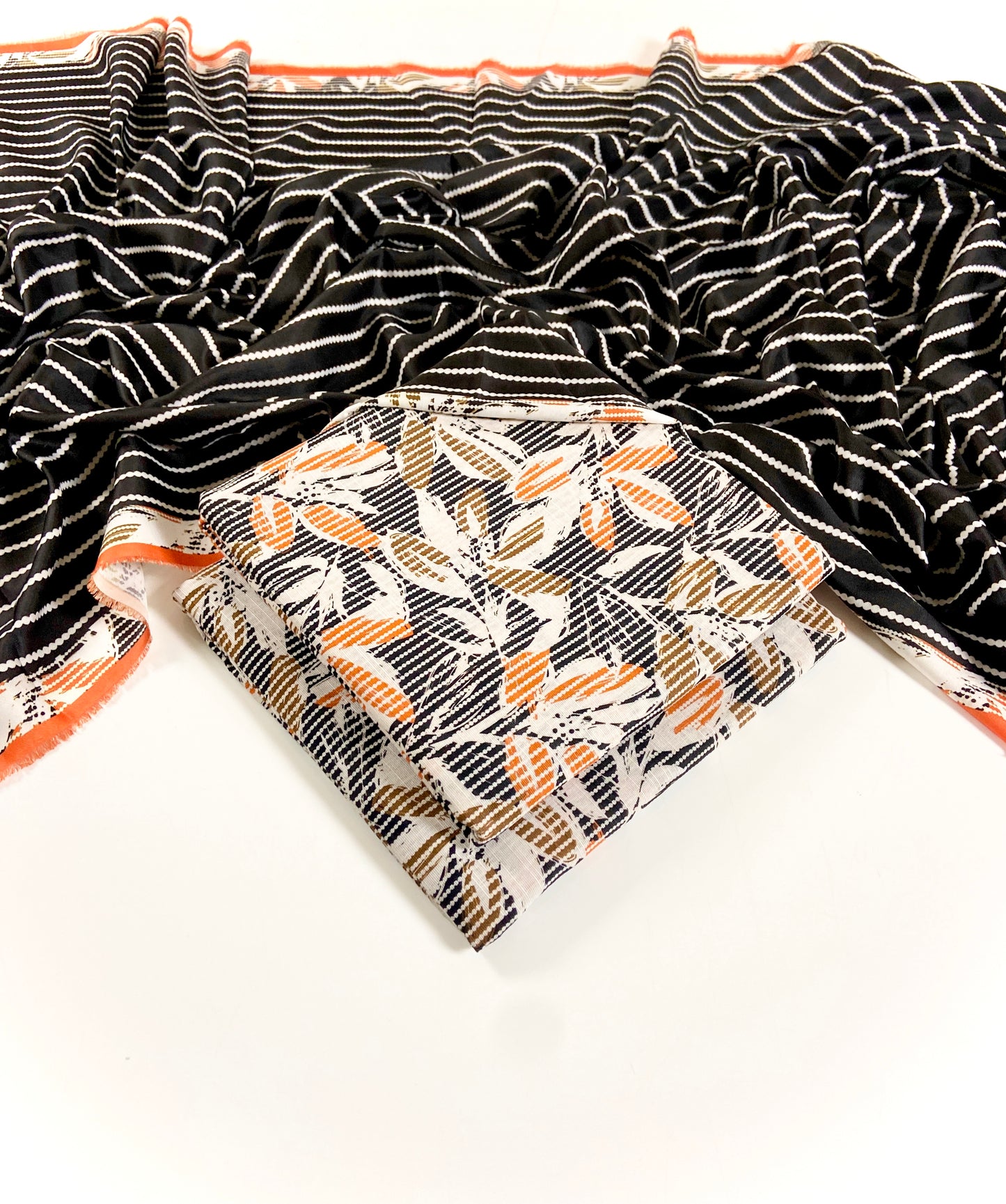 Bareeze Digital Printed Slub Khaddar 3PC
