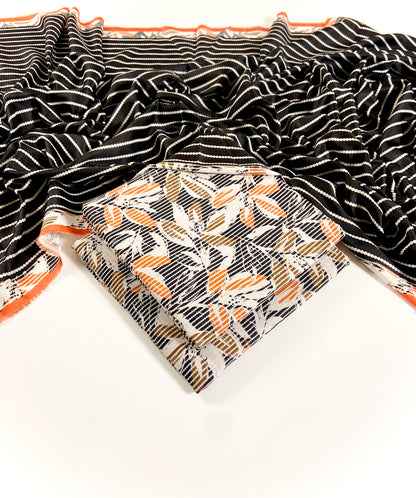 Bareeze Digital Printed Slub Khaddar 3PC