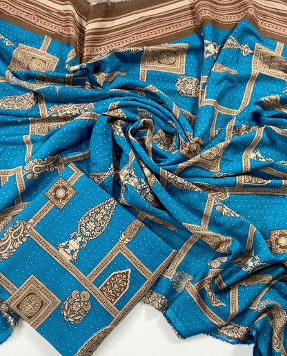 Nishat Digital Printed Linen Shirt-1PC