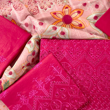 Chikenkari Anaya Noor Lawn 3-PC