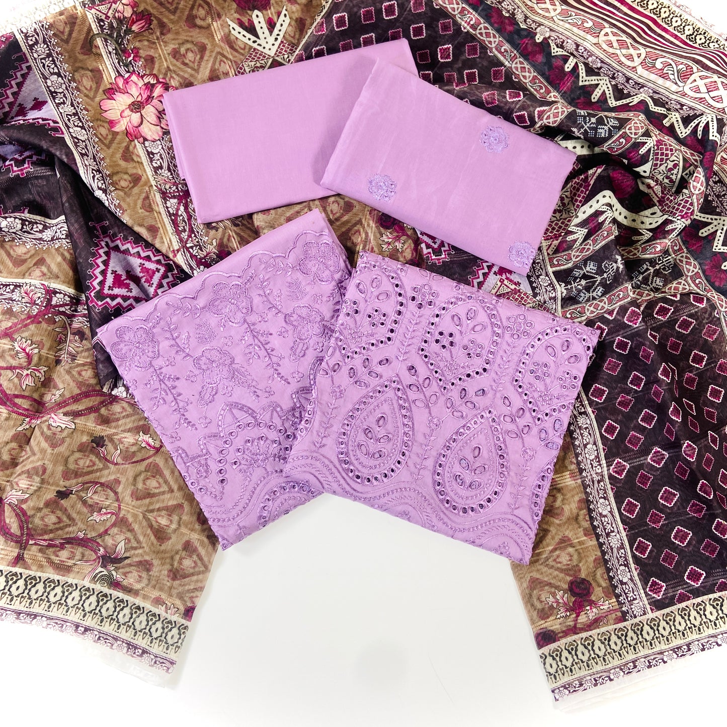 Chikenkari Anaya Noor Lawn 3-PC