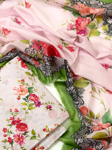 Baroque Digital Printed Lawn 3PC
