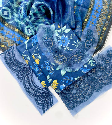 Baroque By Anaya Noor Embroidered 3PC