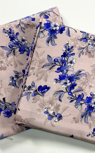 Anaya Noor Printed Bana Dora Slub Linen 2PC