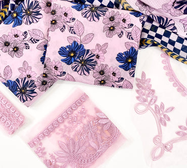 Parizad By Anaya Noor Digital Printed With Sequins Patches 3-PC