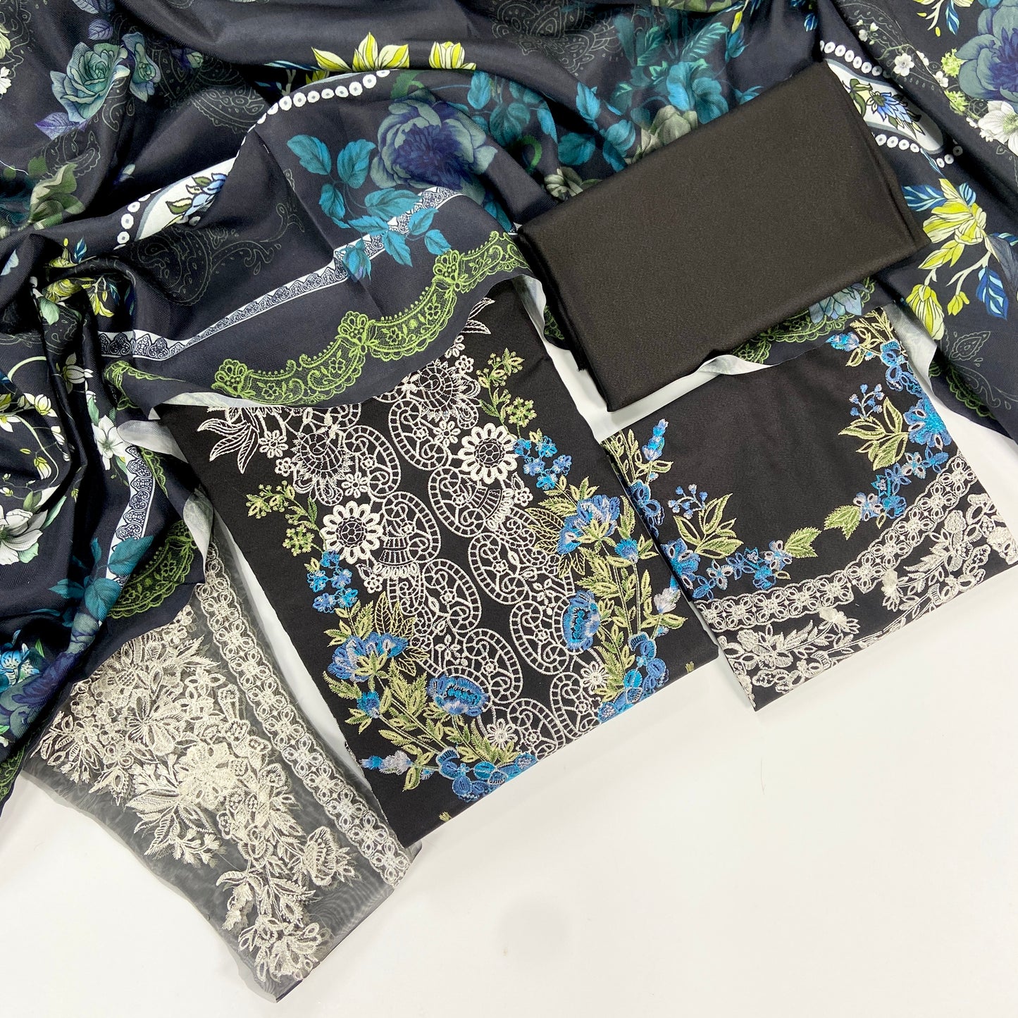 Jade Luxury Emb Dhanak 3PC