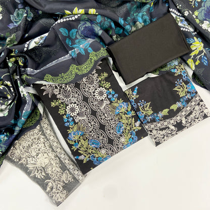 Jade Luxury Emb Dhanak 3PC