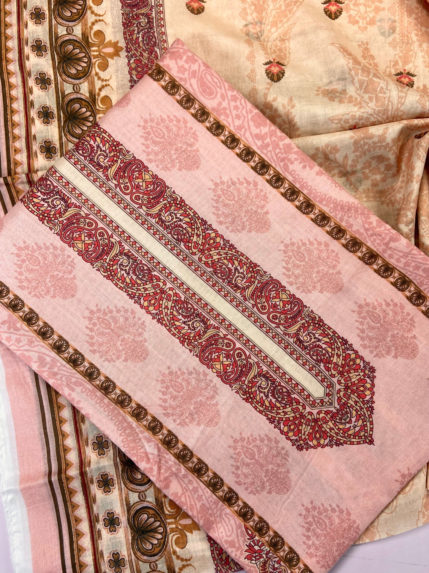 Asim Jofa Printed Shirt & Dupatta 2-PC