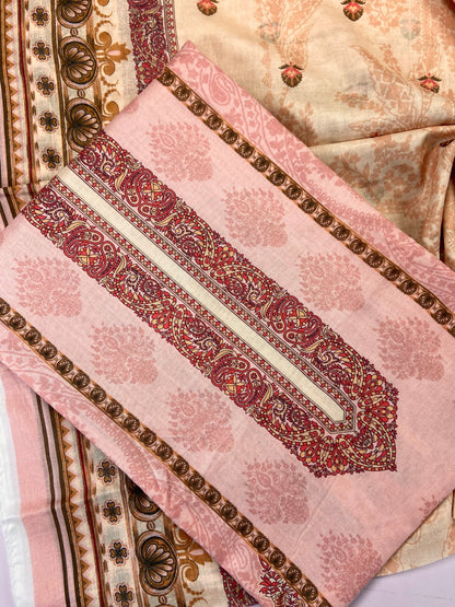 Asim Jofa Printed Shirt & Dupatta 2-PC