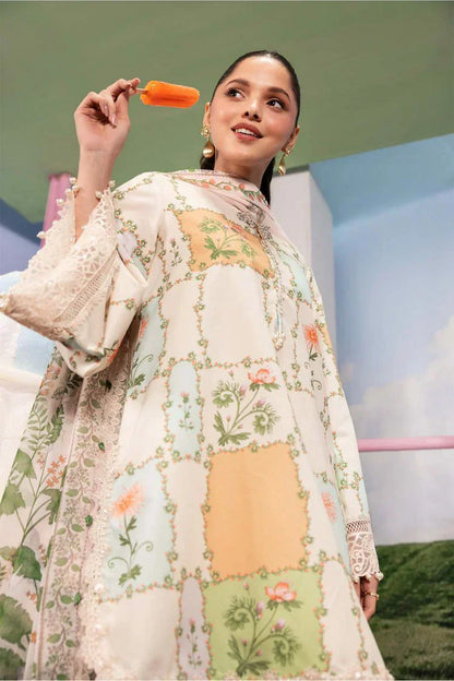 M/Basics By Maria B Digital Printed Lawn 3PC