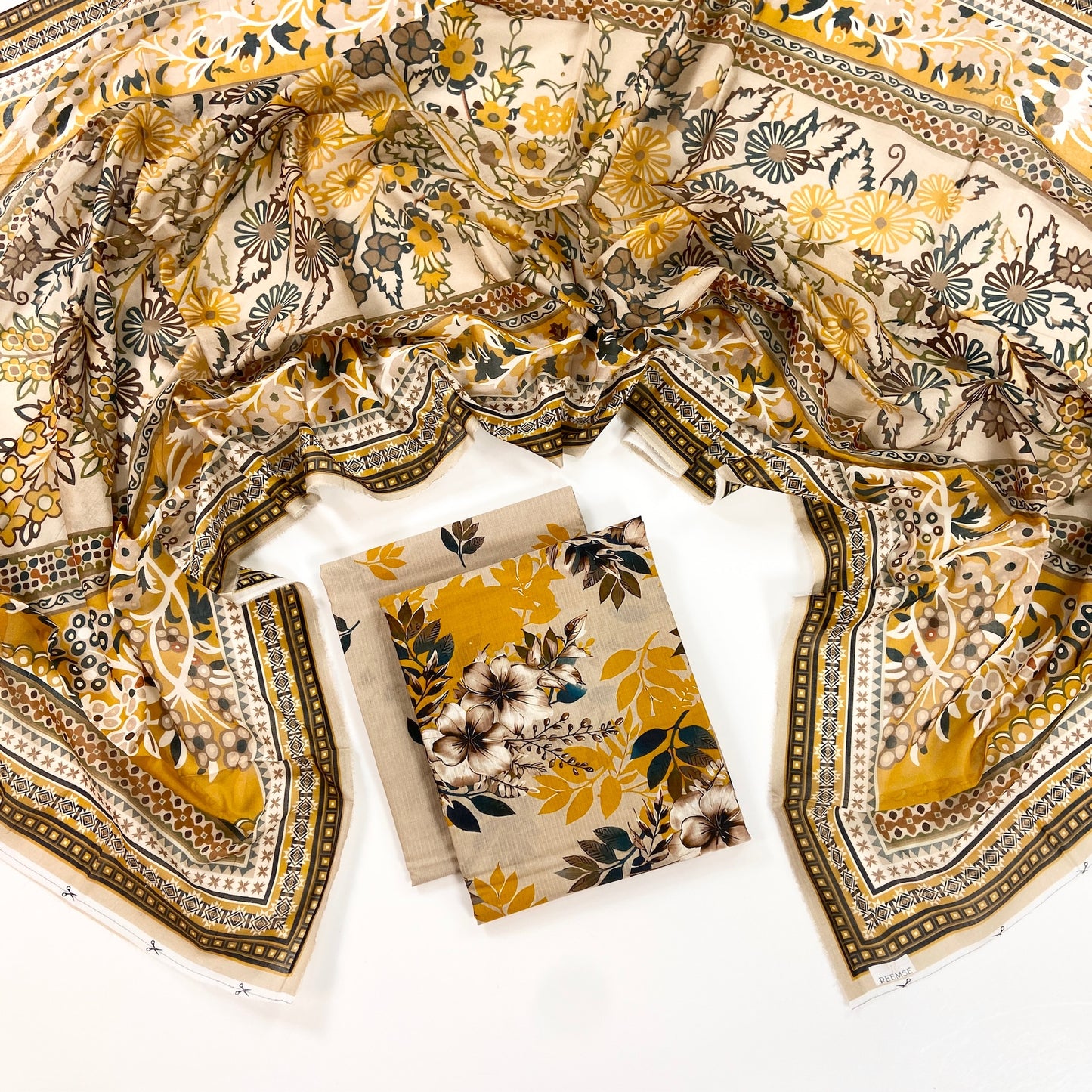 Reemse Digital Printed Banadora Lawn 3PC