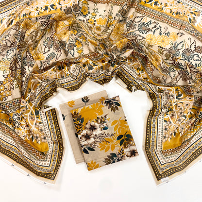 Reemse Digital Printed Banadora Lawn 3PC