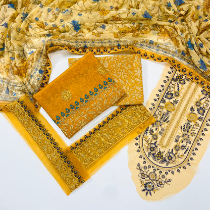 Sapphire Emb Luxury Lawn 3PC