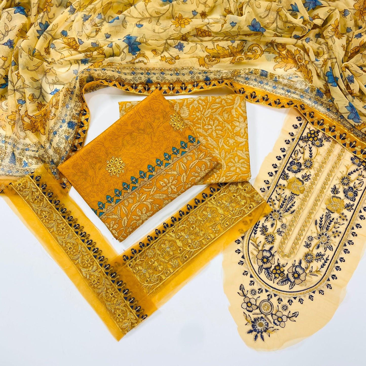 Sapphire Emb Luxury Lawn 3PC