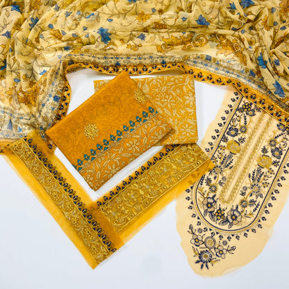 Sapphire Emb Luxury Lawn 3PC