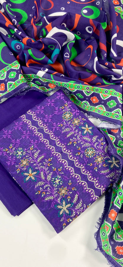 Anaya Noor Bana Dora Embroidered Lawn 3PC