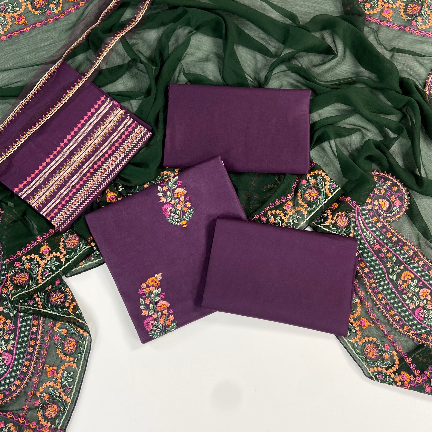 Batik Luxury Embroidered Lawn 3PC