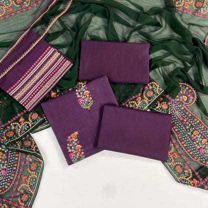 Batik Luxury Embroidered Lawn 3PC