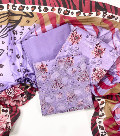 Anaya Noor Printed Bana Dora Lawn 3PC