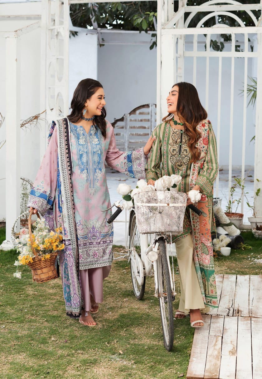 Safa Noor By Nigar Print Lawn 3-PC