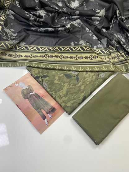 Almeerah Printed Lawn 3-PC