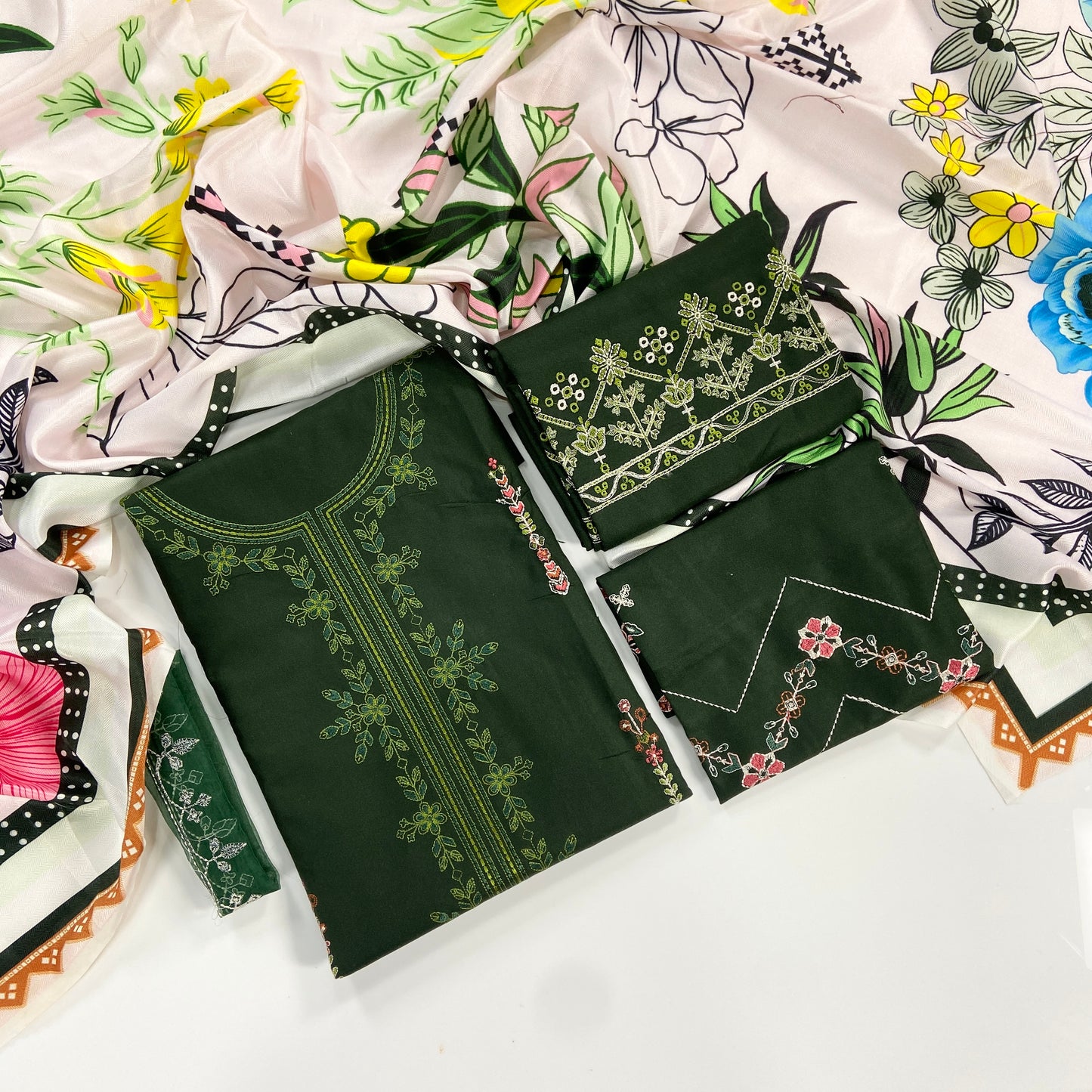 Zara Shahjahan Luxury Emb Dhanak-3PC