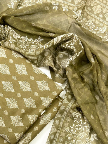 Bin Saeed Digital Printed Lawn 3PC