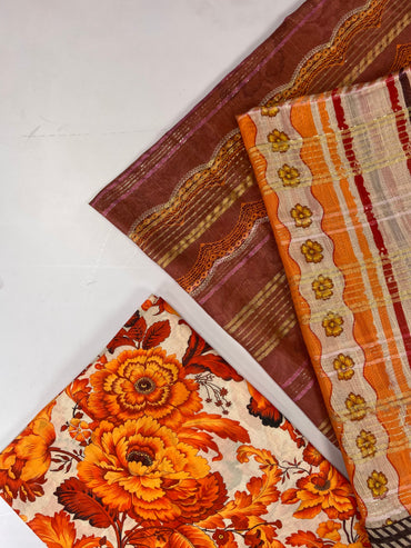 Baroque All Over Printed Lawn 3-PC