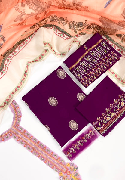 Zara Shahjahan Embroidered Lawn 3PC