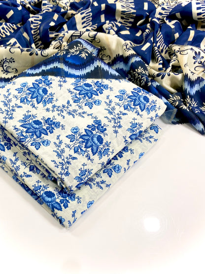 Elegance By Anaya Noor Printed Khaddar 3PC