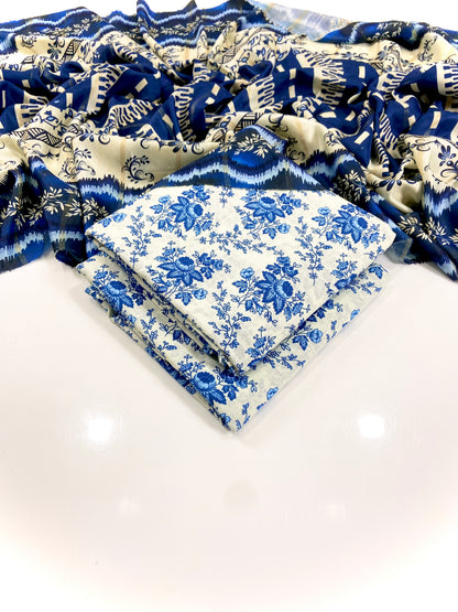Elegance By Anaya Noor Printed Khaddar 3PC